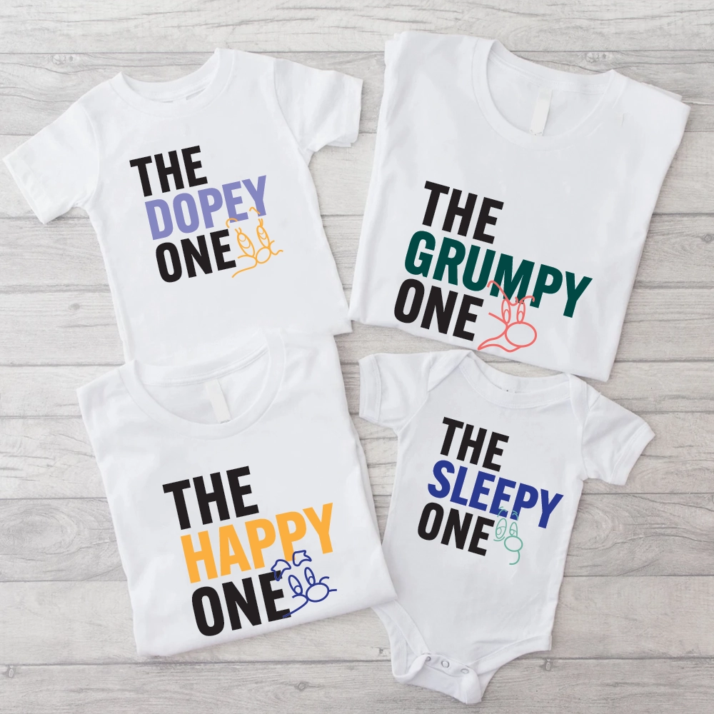 Family Traits Matching White T-shirts & Baby Vest Holiday Collection - holiday outfits clearance