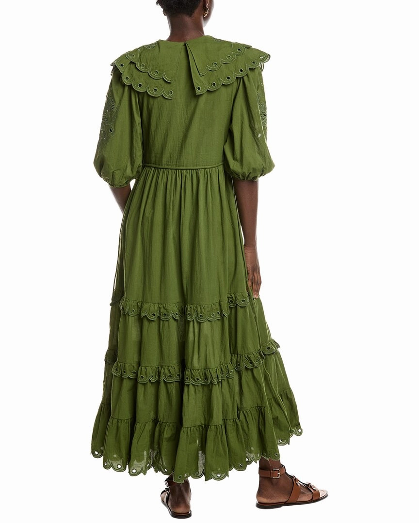 FARM Rio Humming Bird Richelieu Maxi Dress