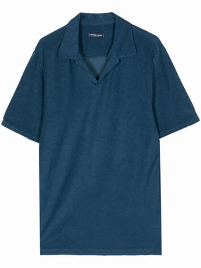 Faustino Towelling-Finish Polo Shirt discount mens shirts