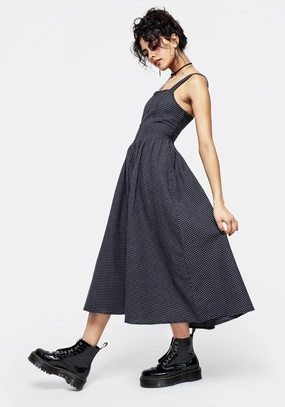 Faythe Apron Midi Dress Dresses Womens - women's dresses clearance