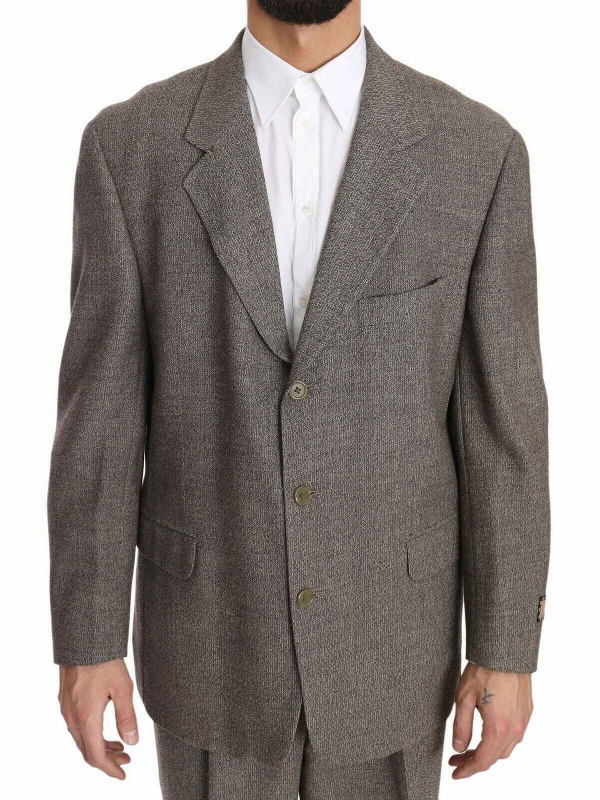 Fendi Elegant  Wool Men's Men's Suit