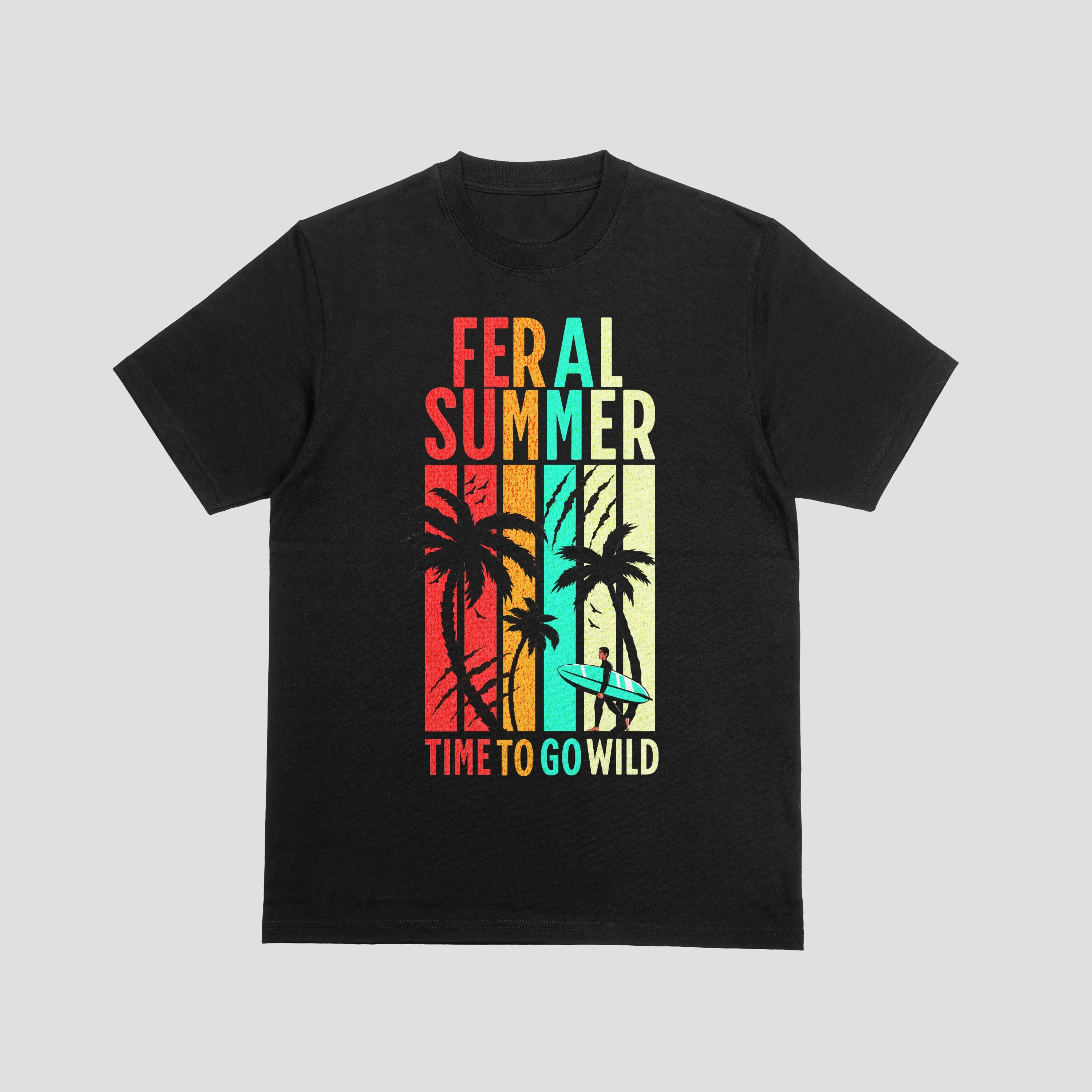 Feral Summer T-Shirt Holiday Collection - vacation wear sale