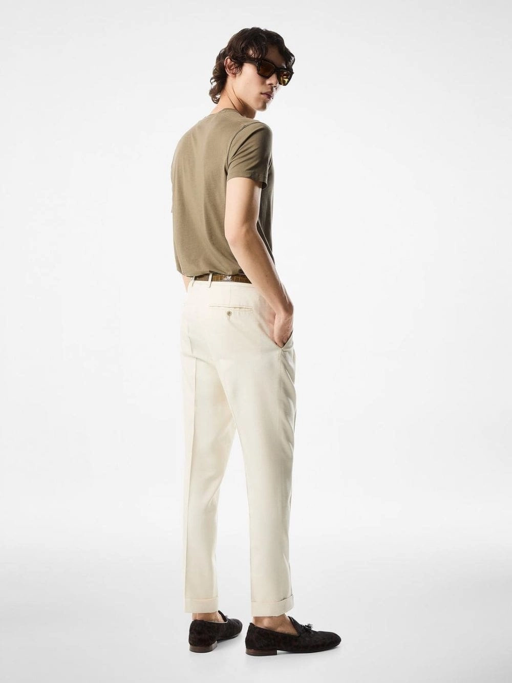 Fern Green Cotton T-Shirt