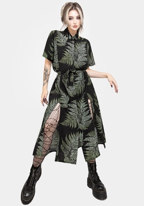 Fern Midi Shirt Dress Dresses Womens - women's dresses clearance