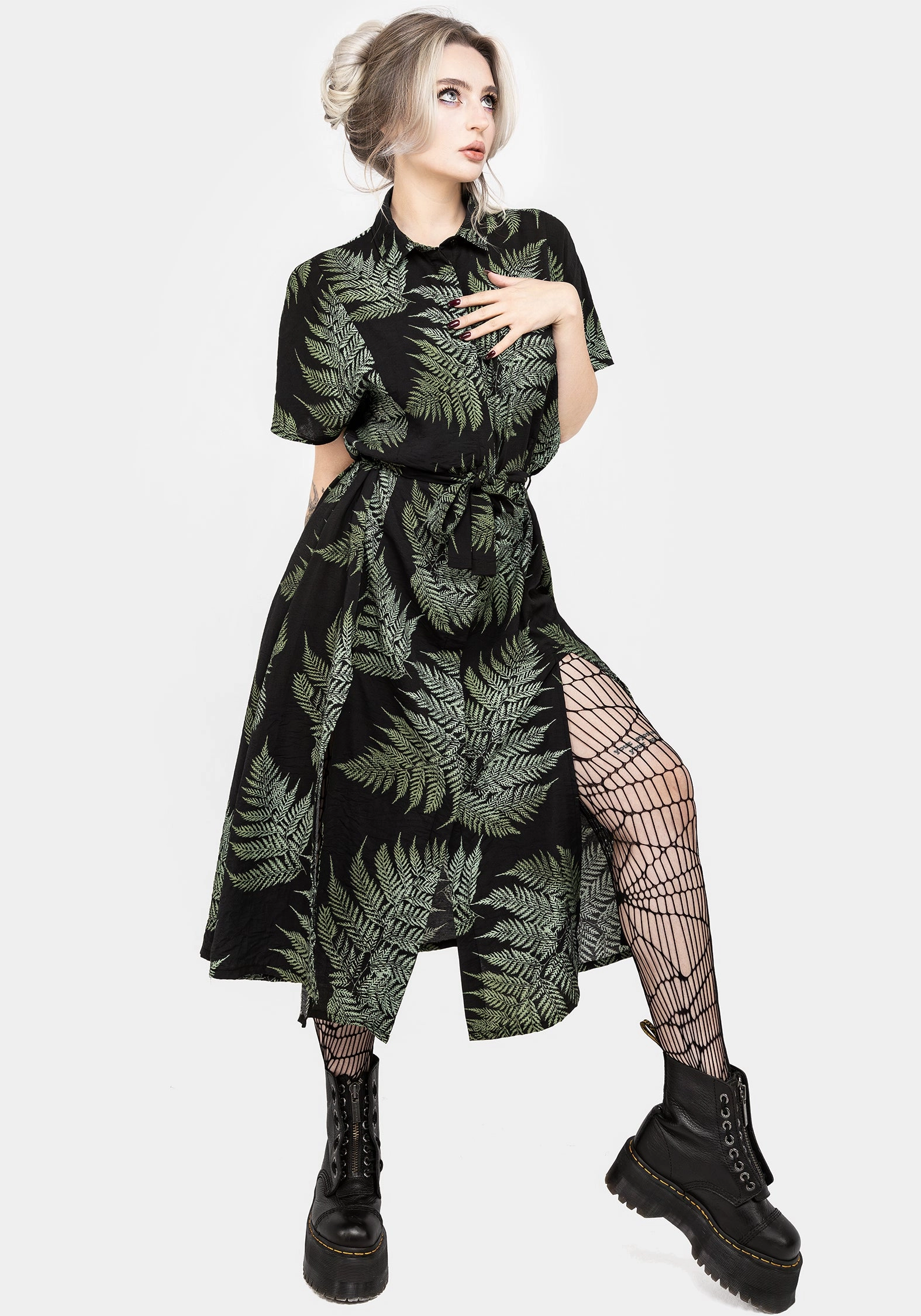 Fern Midi Shirt Dress
