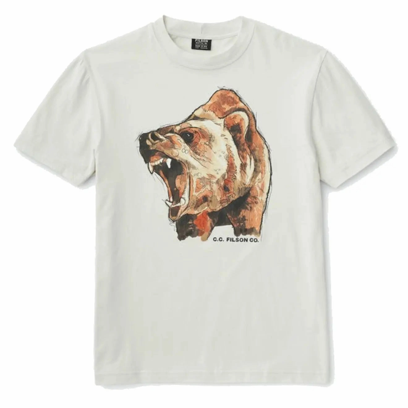 Filson S/S Lightweight Outfitter T-Shirt Sail White henley shirts online