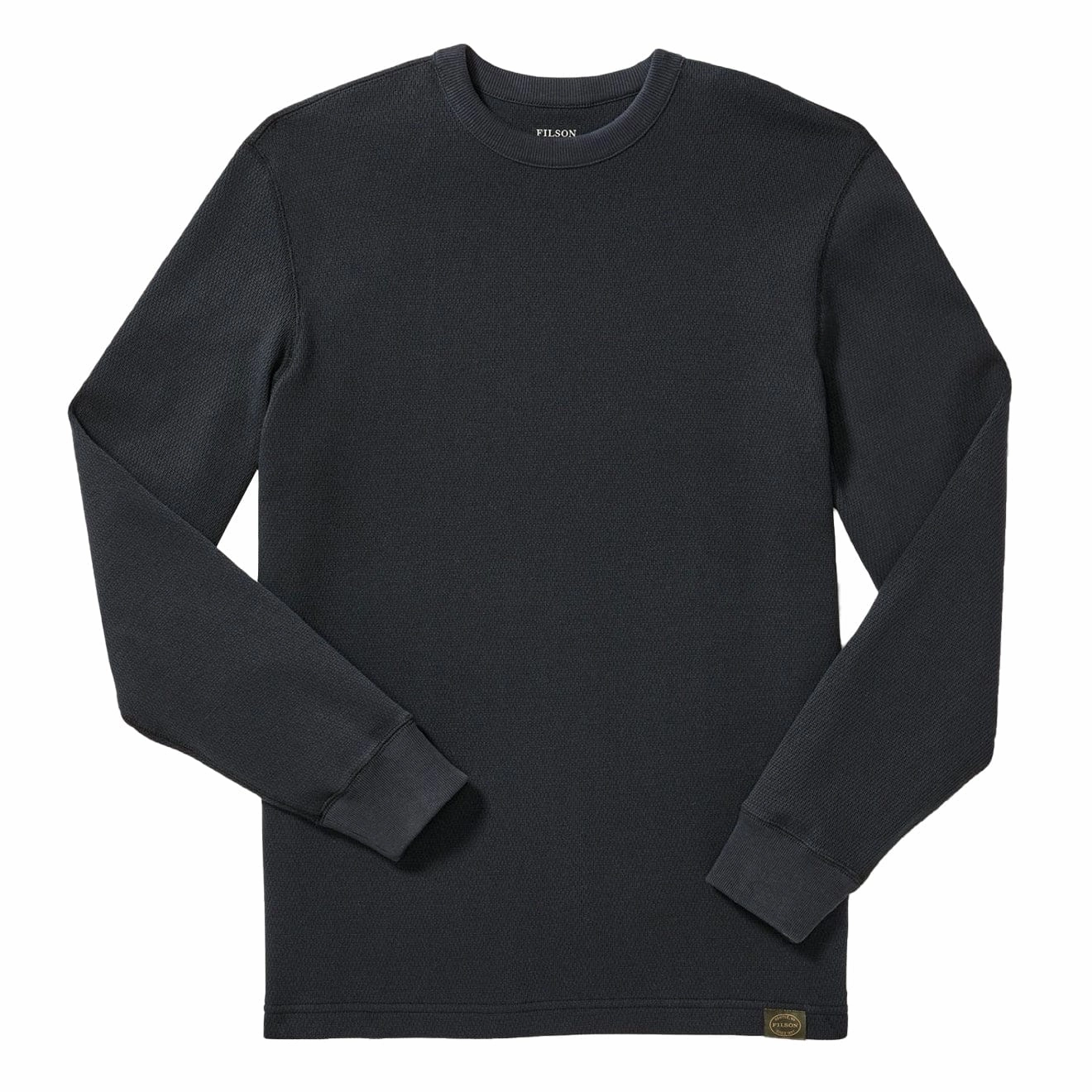 Filson Waffle Knit Thermal Crew Neck L/S Top Navy henley shirts online