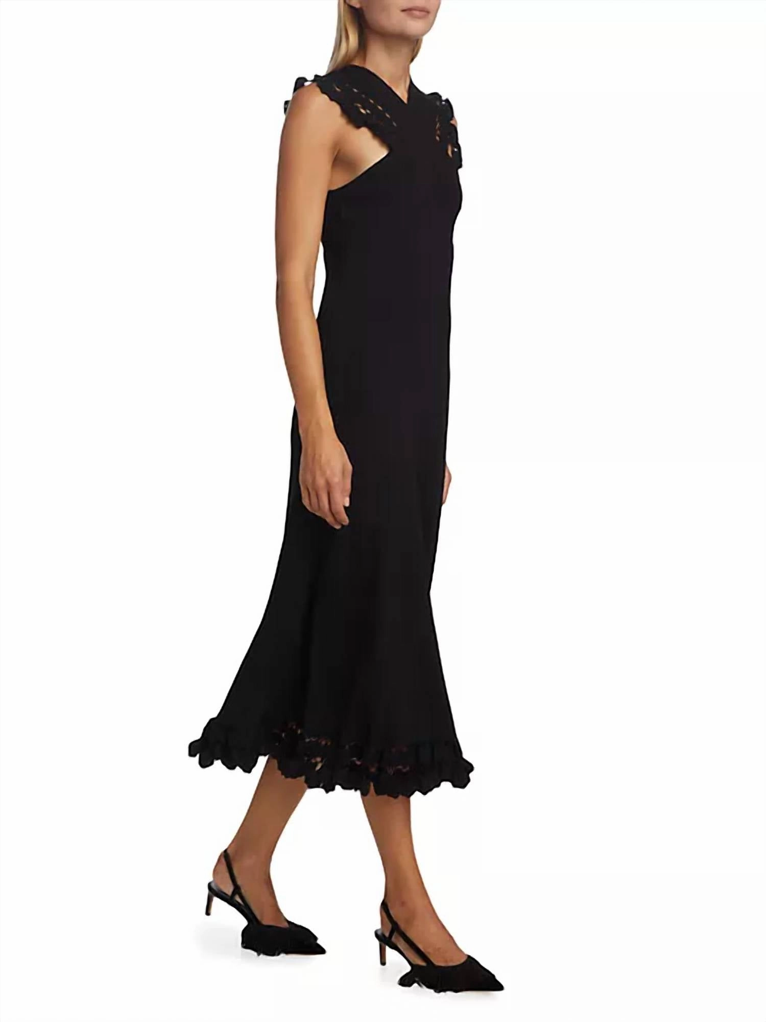 Fiora Dress In Noir