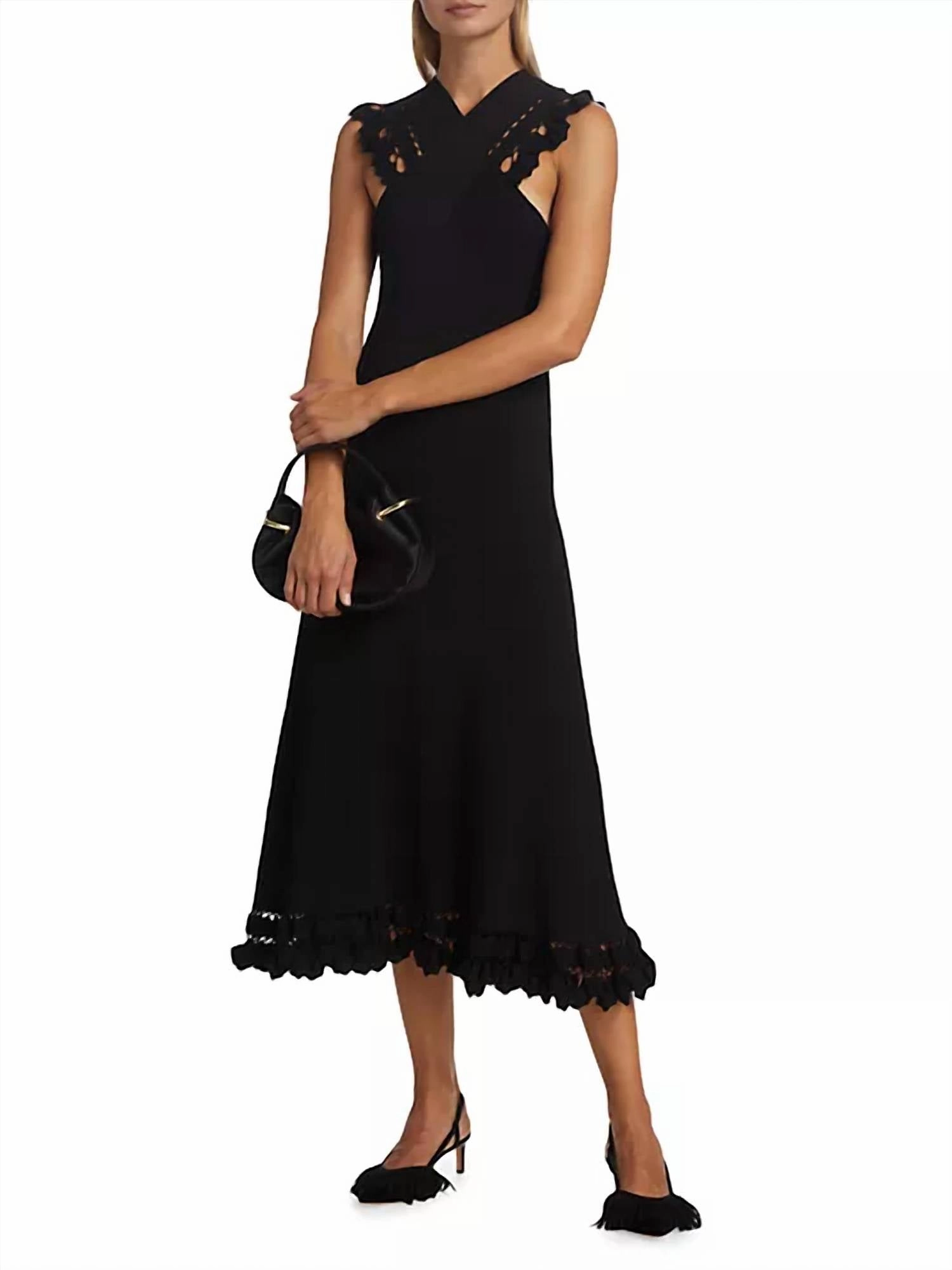 Fiora Dress In Noir