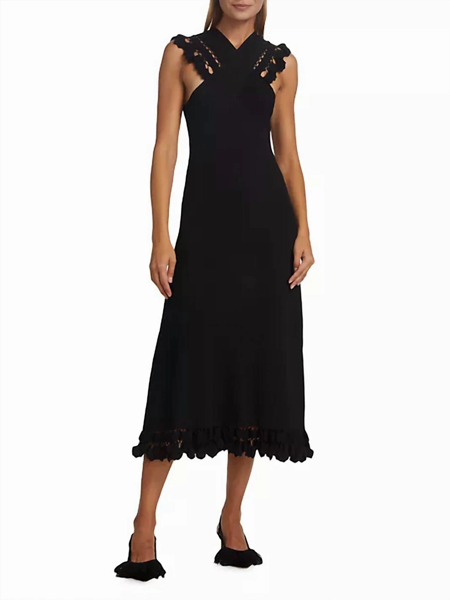 Fiora Dress In Noir