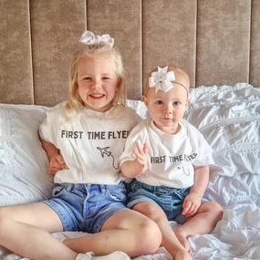 First Time Flyer Kids T-Shirt Holiday Collection - holiday outfits clearance