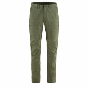Fjallraven Abisko Hybrid Trail Trousers Regular Laurel Green mens joggers promo code