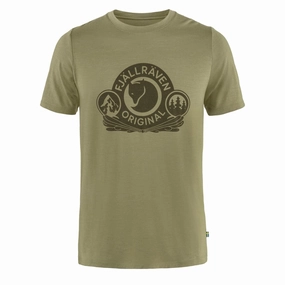 Fjallraven Abisko Wool Classic SS T-Shirt Light Olive henley shirts online