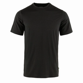 Fjallraven Abisko Wool SS Black henley shirts online