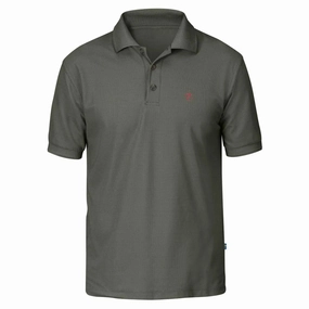 Fjallraven Crowley Pique Shirt Mountain Grey mens t-shirts outlet
