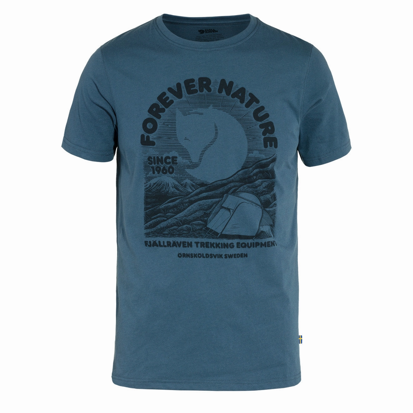 Fjallraven Equipment S/S T-Shirt Indigo Blue henley shirts online