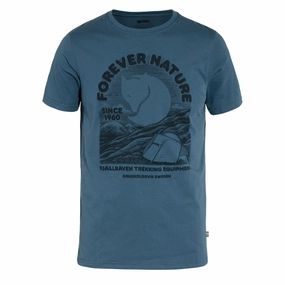 Fjallraven Equipment S/S T-Shirt Indigo Blue henley shirts online