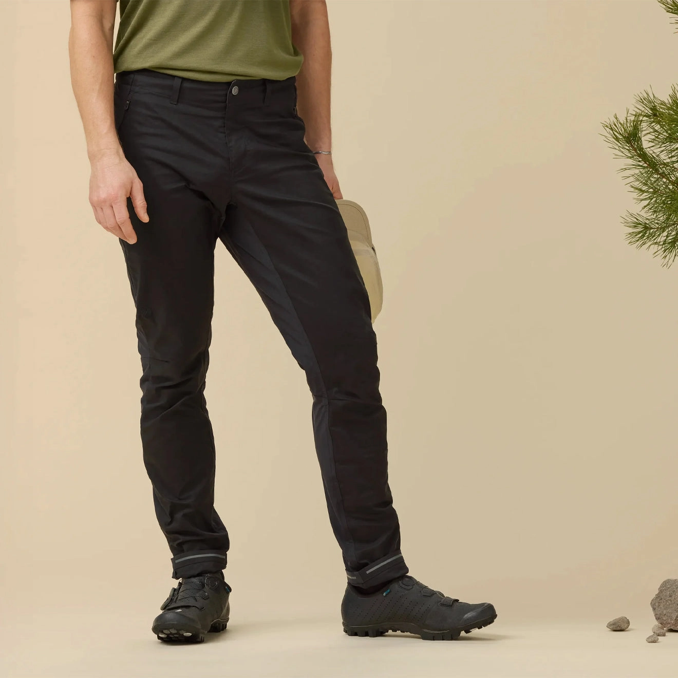 Fjallraven Hoja Hybrid Trousers Black