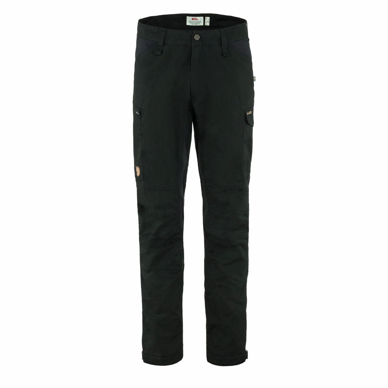 Fjallraven Kaipak Trousers Black Short Leg mens joggers promo code