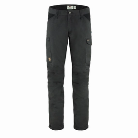 Fjallraven Kaipak Trousers Reg Leg Dark Grey / Black mens joggers promo code