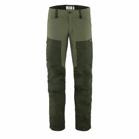 Fjallraven Keb Trousers Short Deep Forest-Laurel Green mens joggers promo code