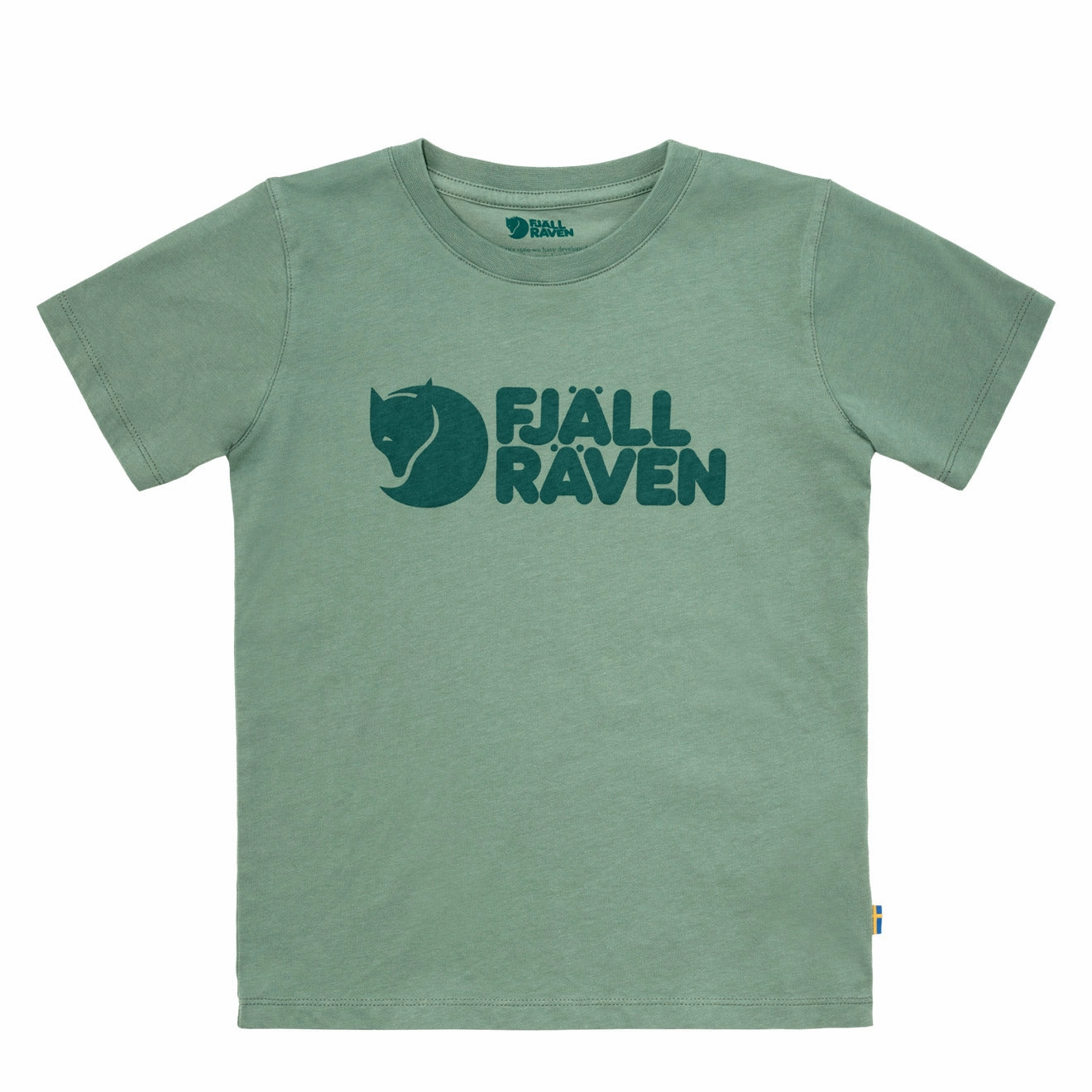 Fjallraven Kids Fjallraven Logo T-Shirt Patina Green henley shirts online
