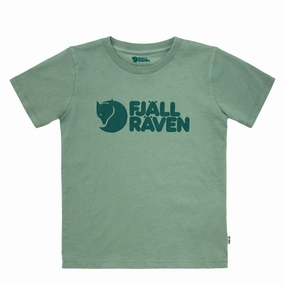 Fjallraven Kids Fjallraven Logo T-Shirt Patina Green henley shirts online