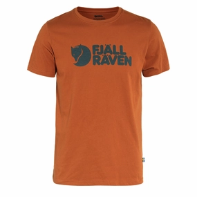 Fjallraven Logo T-Shirt Terracotta Brown henley shirts online