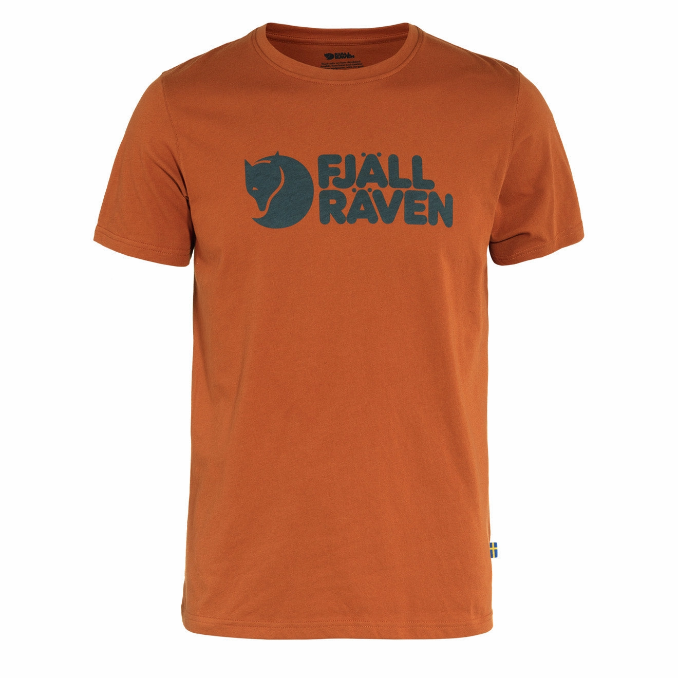 Fjallraven Logo T-Shirt Terracotta Brown henley shirts online