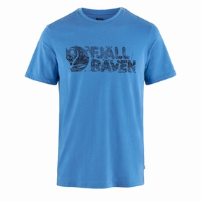 Fjallraven Lush Logo T-shirt UN Blue henley shirts online