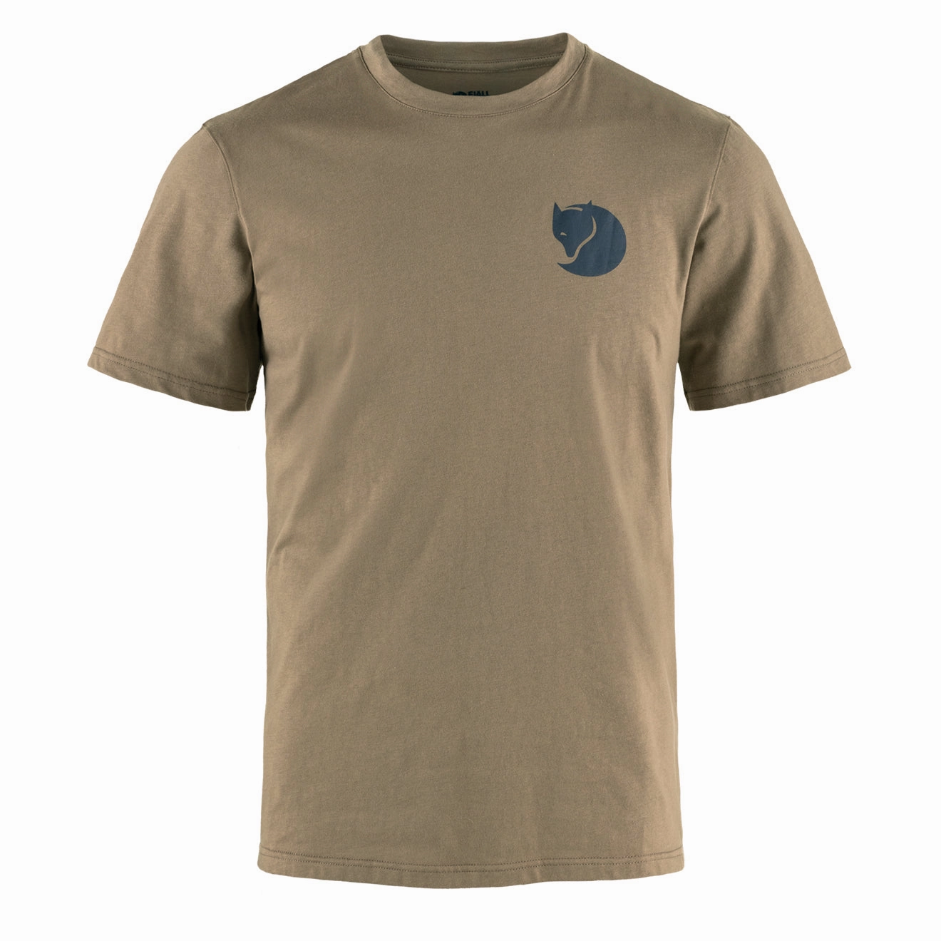 Fjallraven Walk With Nature T-Shirt Suede Brown henley shirts online