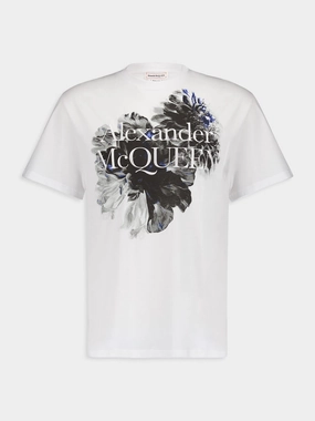 Floral Burst Logo T-Shirt Tops Mens - flannel shirts