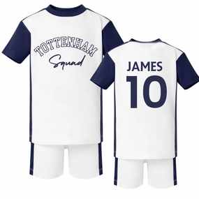 Footeez Tottenham Squad Personalised Team Kit Set Holiday Collection - holiday outfits clearance