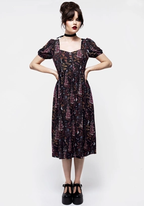 Foxglove Button Detail Midi Dress Dresses Womens - women's dresses clearance