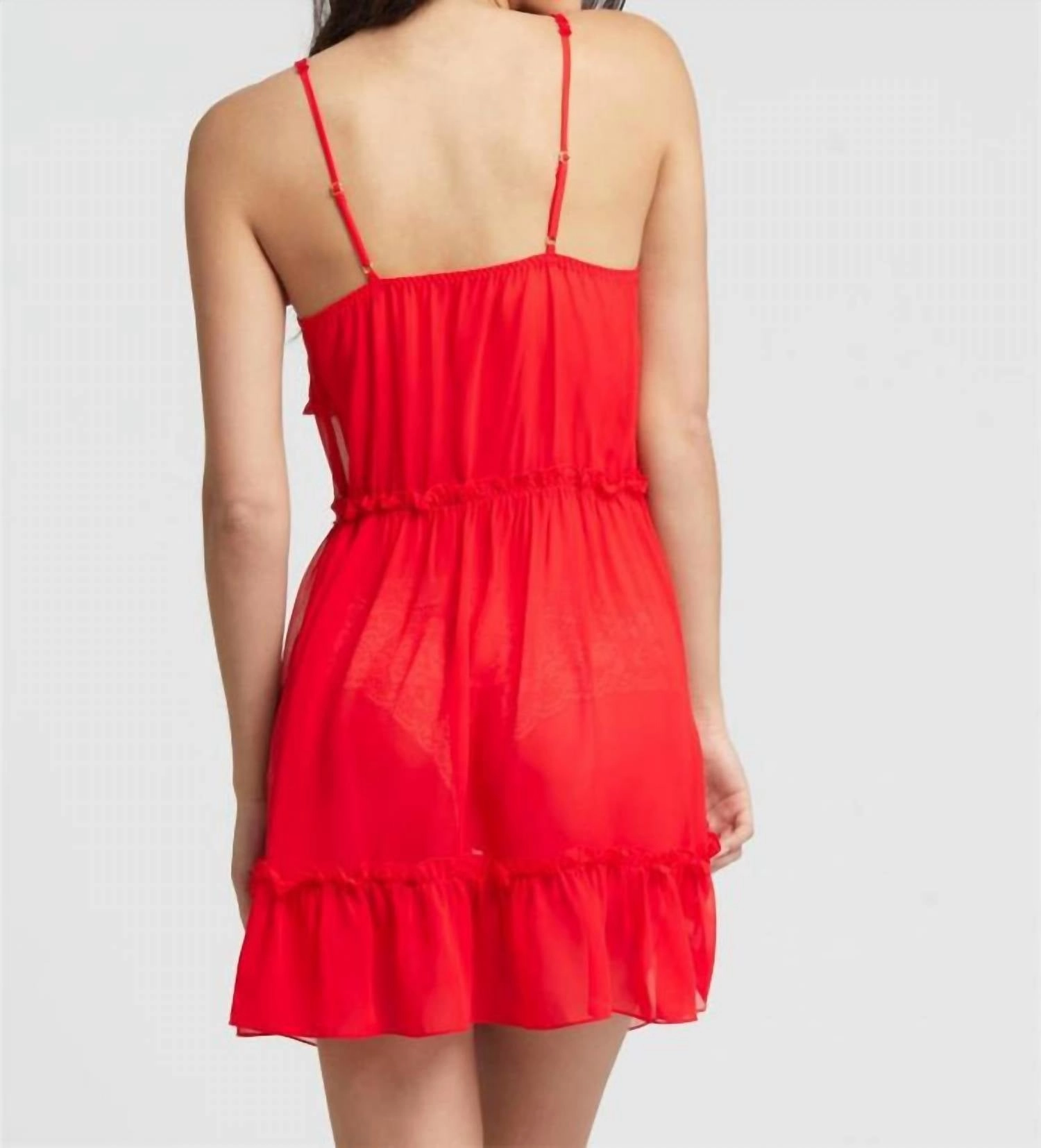Frida Chemise In Cherry