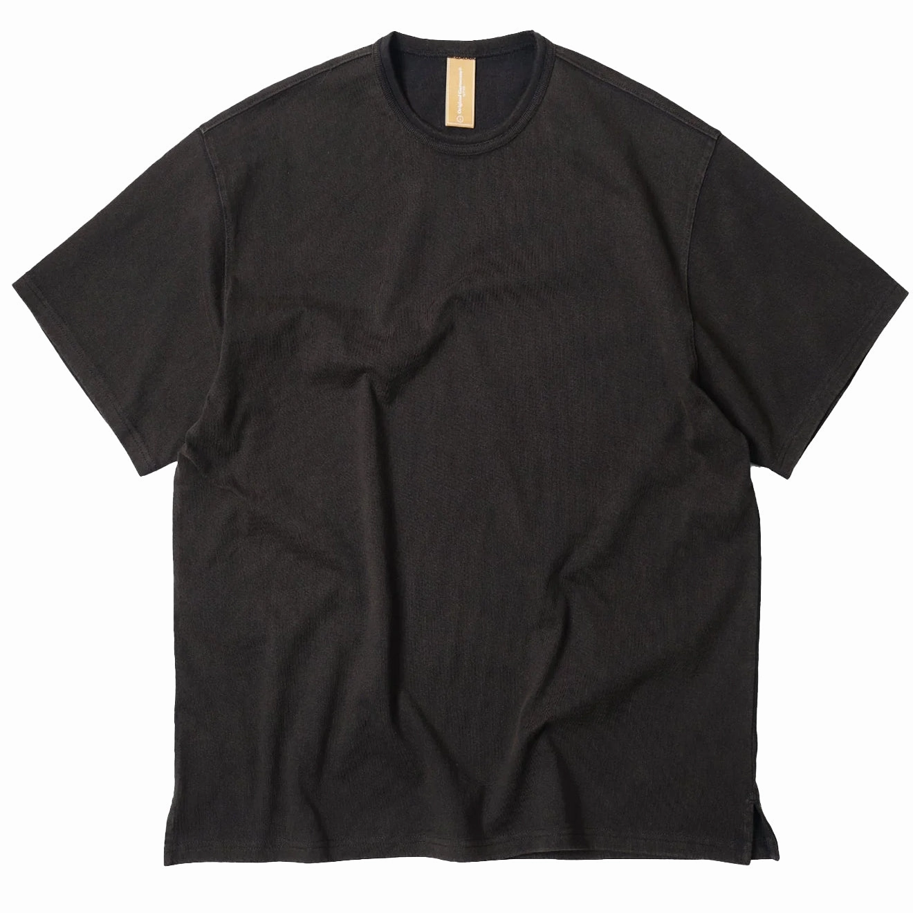 Frizmworks OG Vintage Dyeing Half Tee Black / Brown henley shirts online