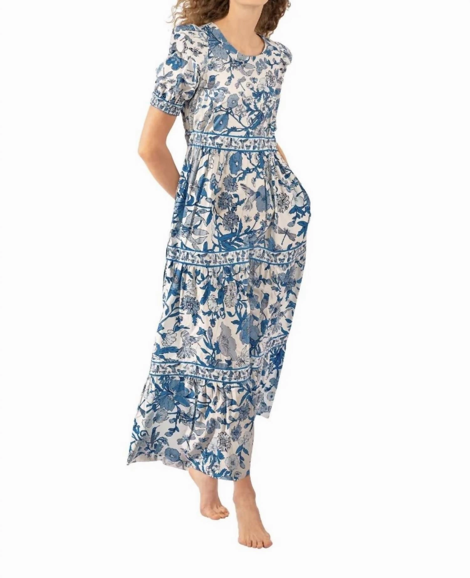 Frolic in Blue Print