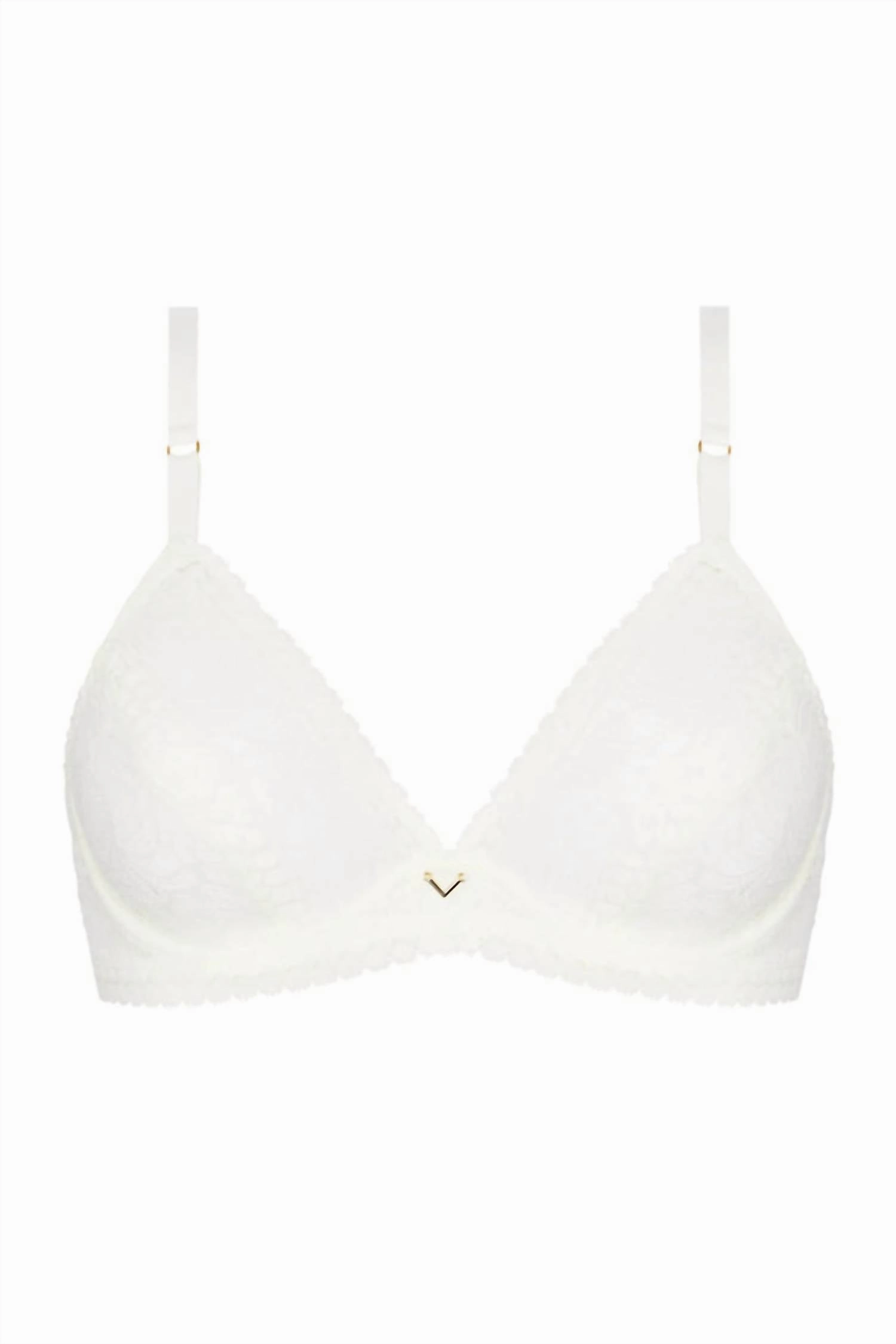 Full Cup Bra In Ecru Nacre