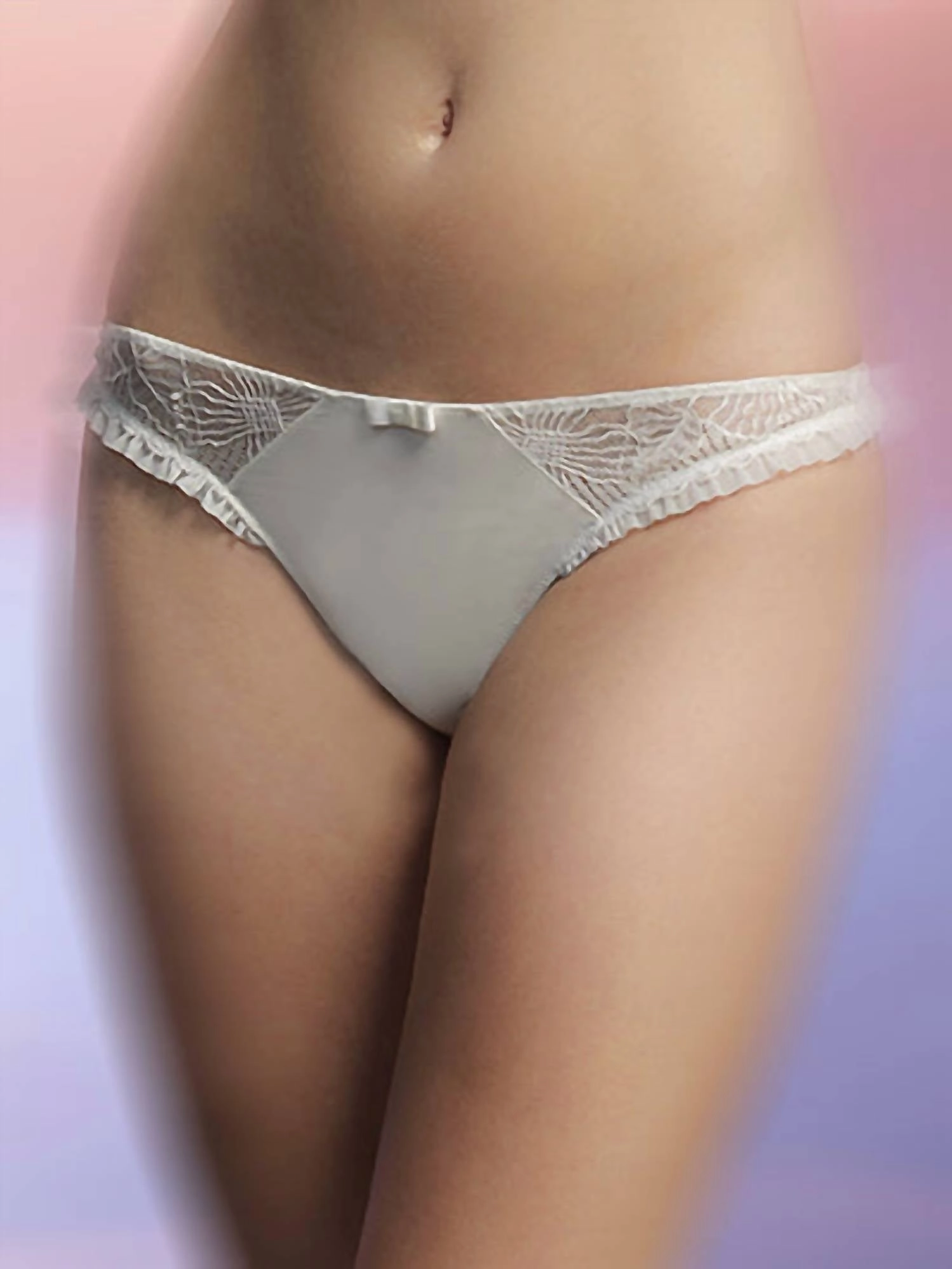 Gabriella Low Rise Thong In Champagne