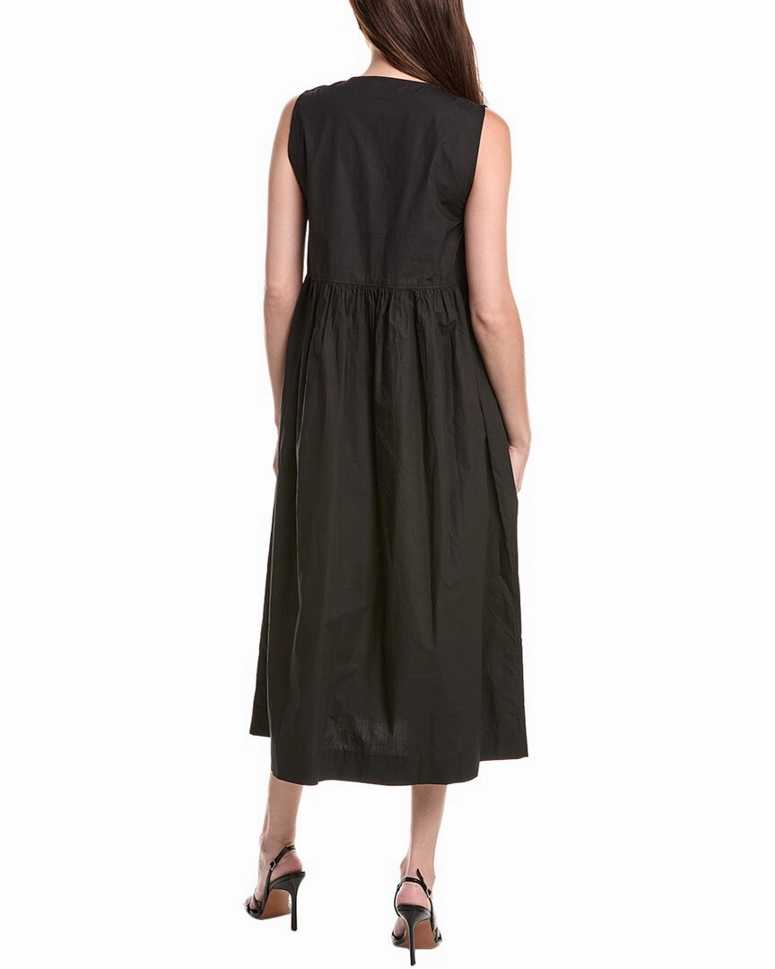 GANNI Poplin Midi Dress