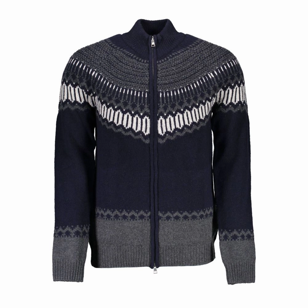 Gant Elegant Long Sleeve Zip Cardigan in Men's winter sweaters outlet