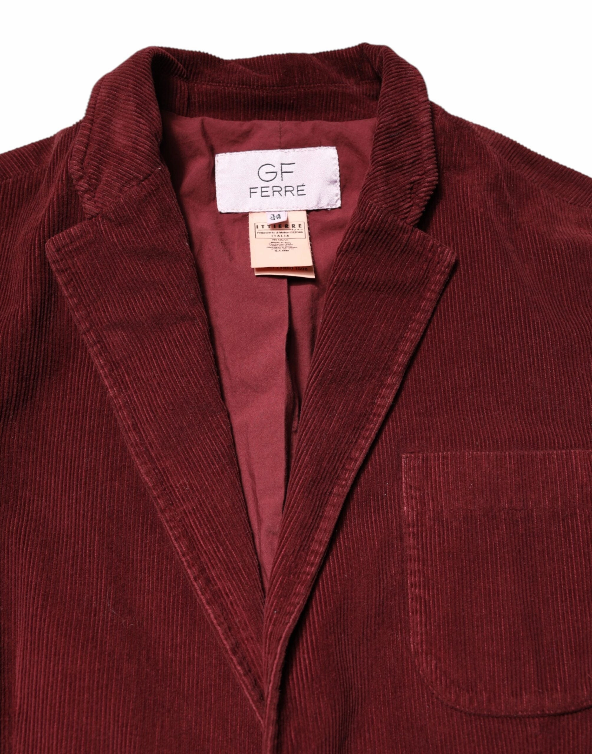 GF Ferre Corduroy Regular Fit Men Coat Blazer Men's Jacket