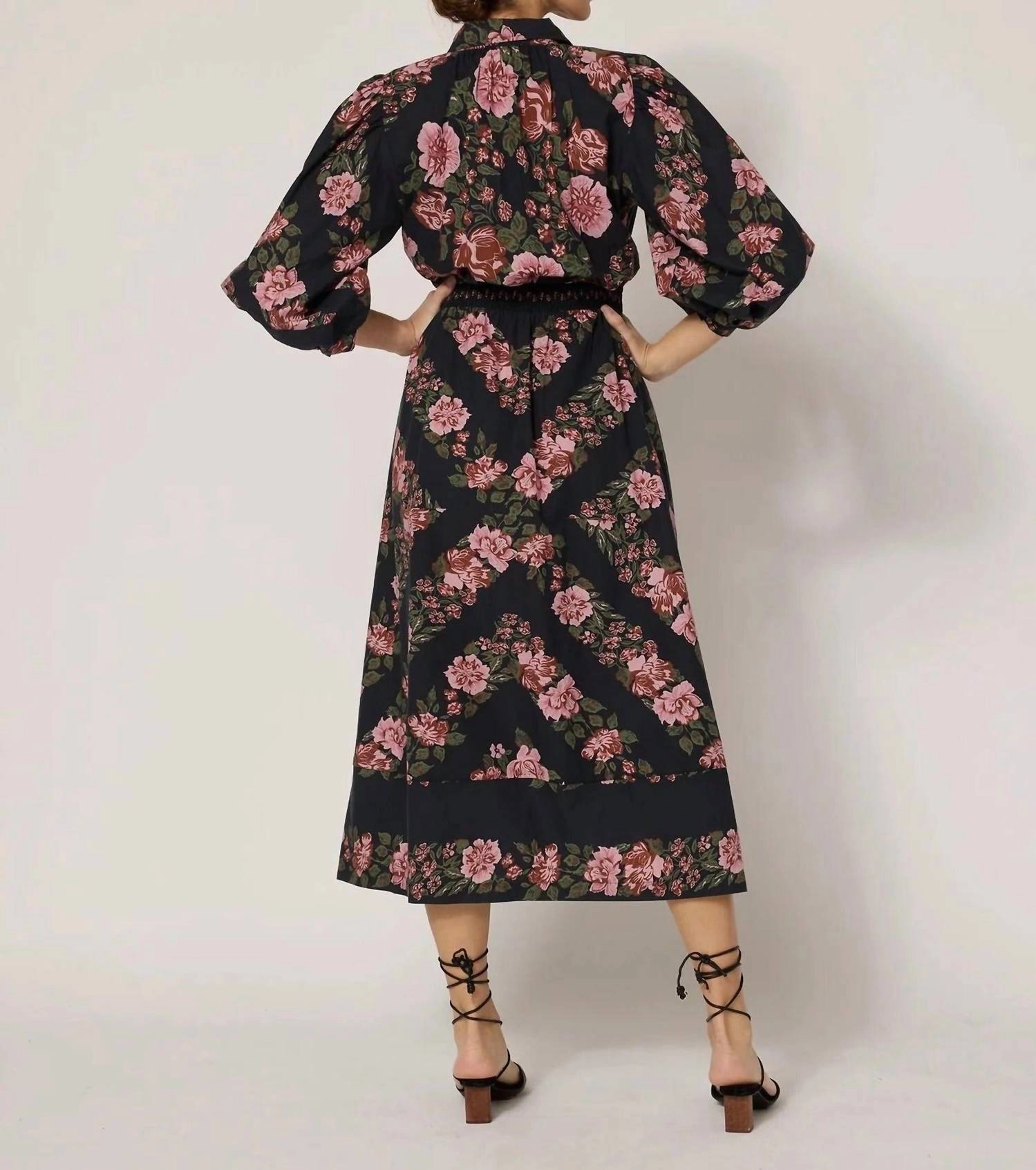 Gillian Midi Dress In Juliet