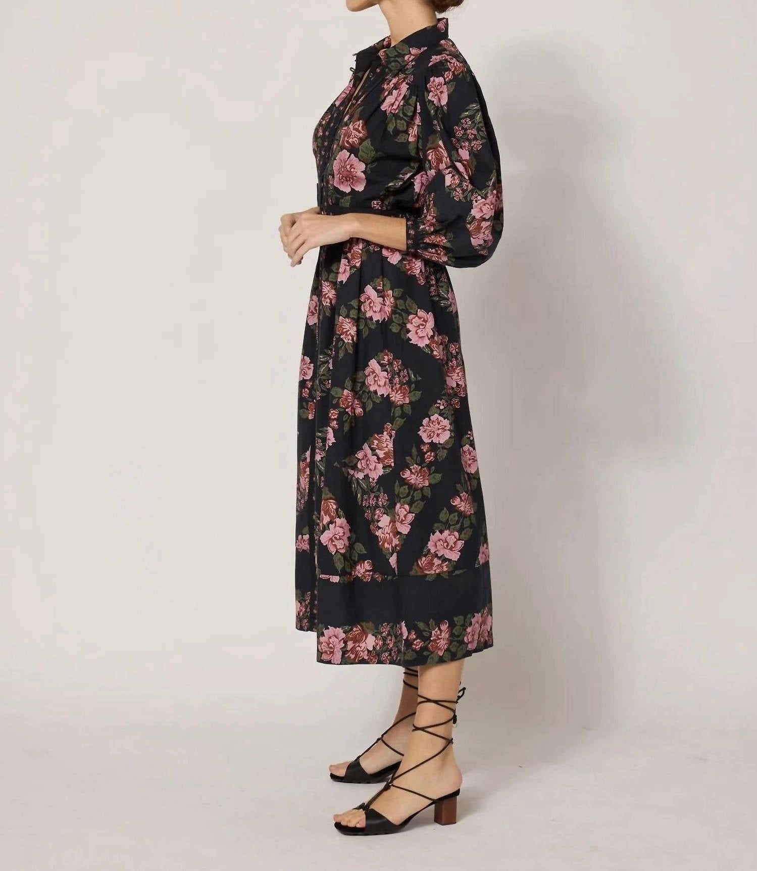 Gillian Midi Dress In Juliet