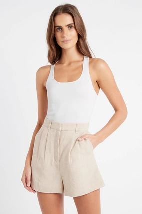 Gingham Tuck Shorts womens chinos discount