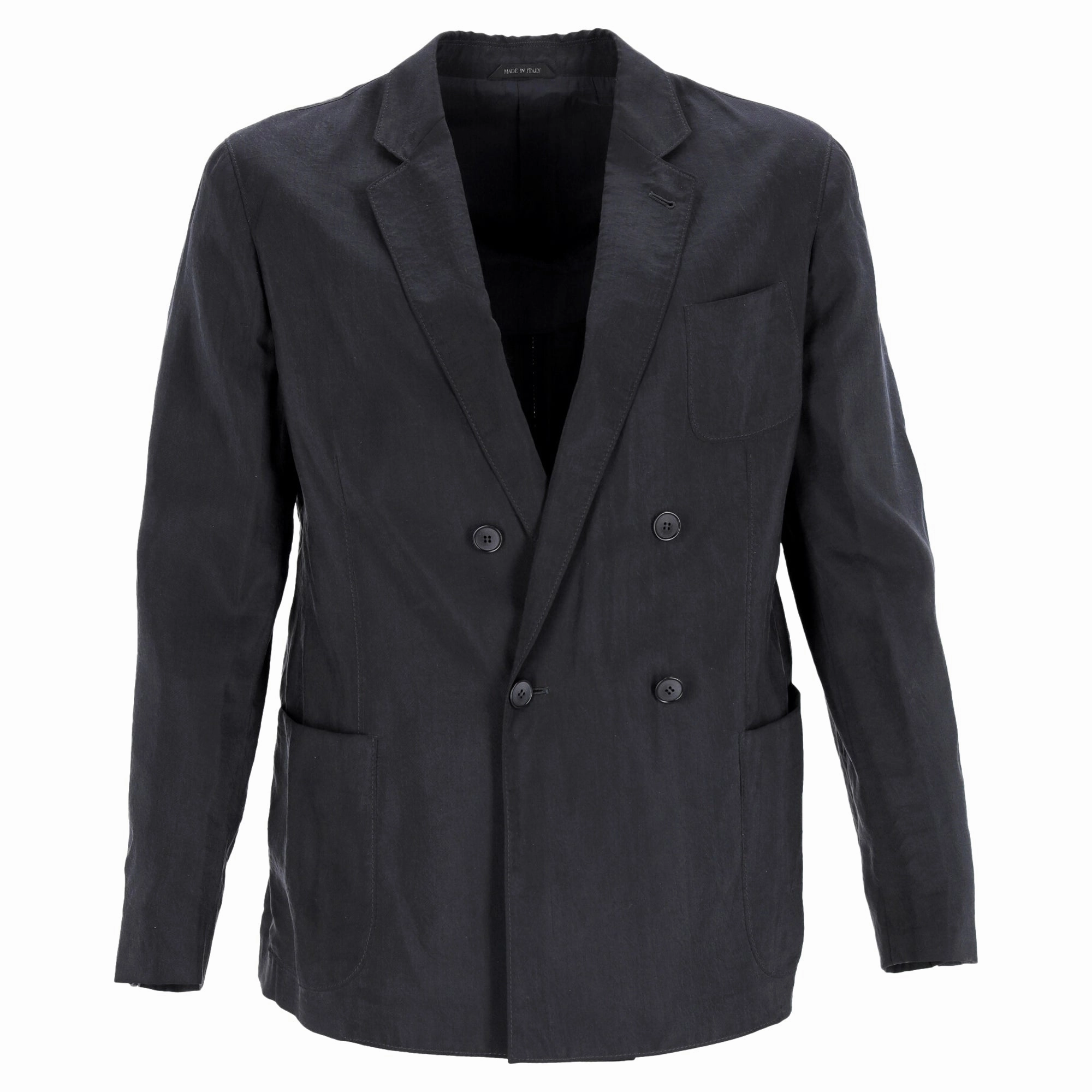 Giorgio Armani Blazer in Black Linen