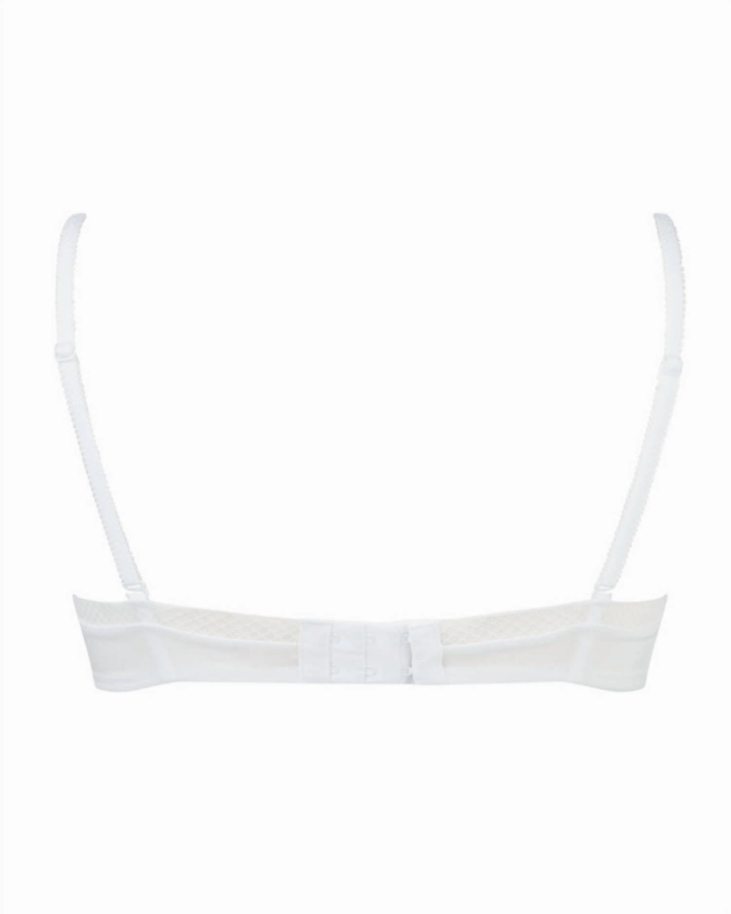 Glossie Sheer Bra In White