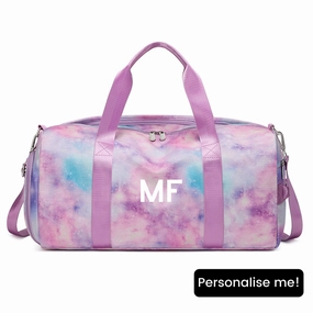 Glow-Up Tie-Dye Personalised Initials Dance Bag Holiday Collection - holiday outfits clearance