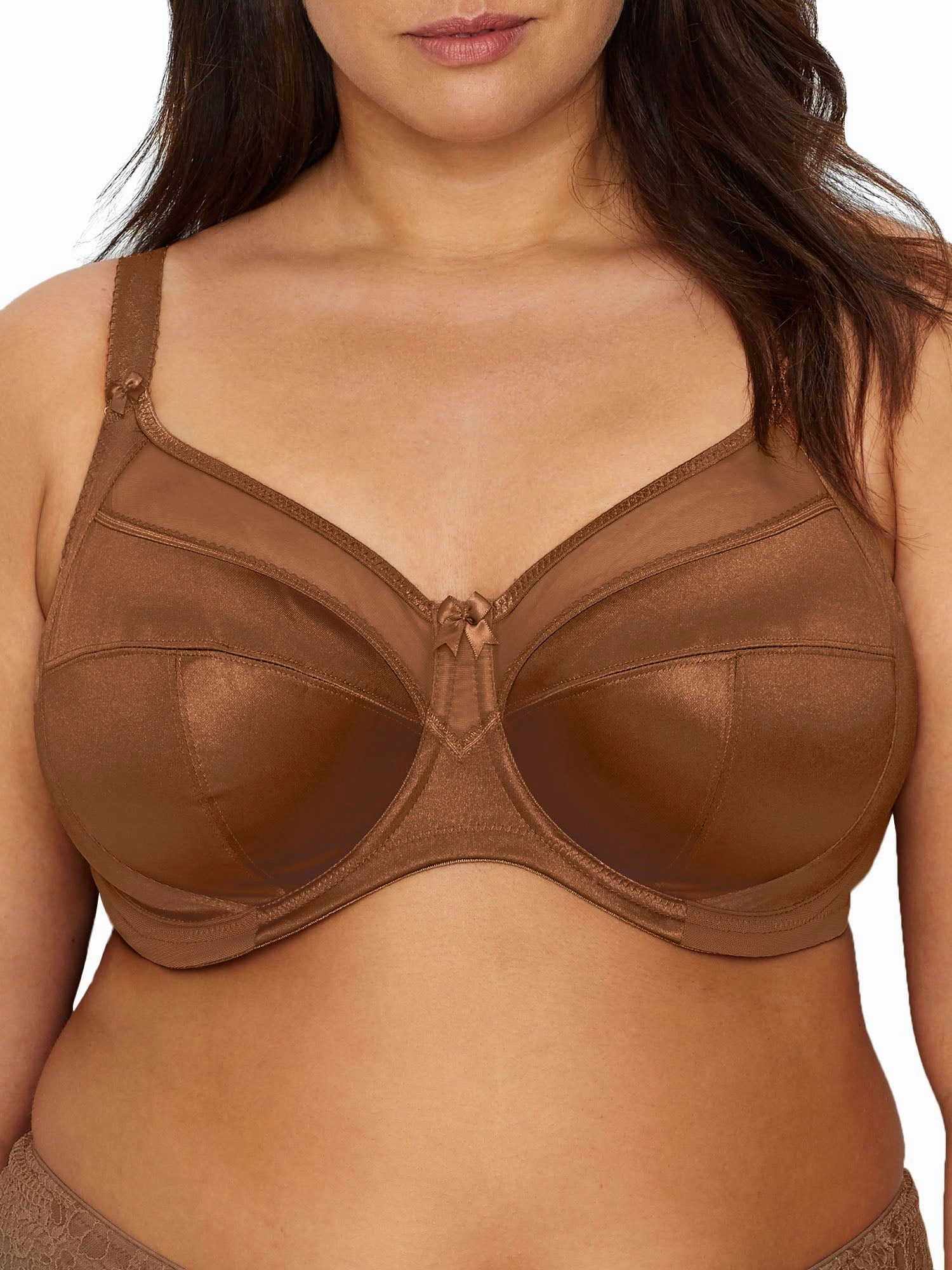Goddess Women's Keira Satin Side Support Bra