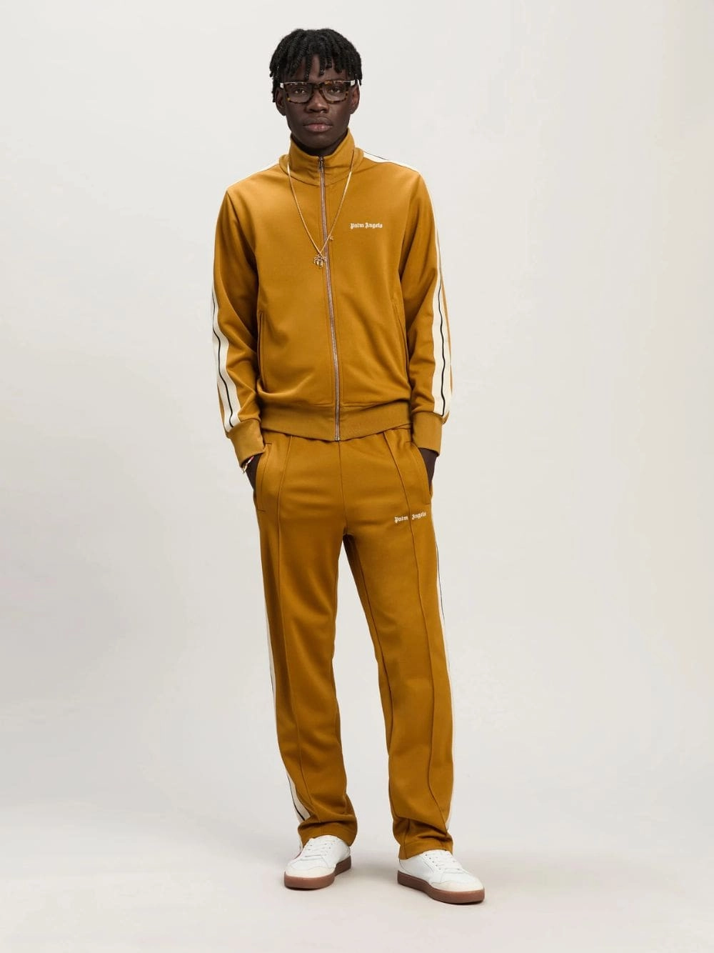 Golden Brown Classic Logo Track Pants